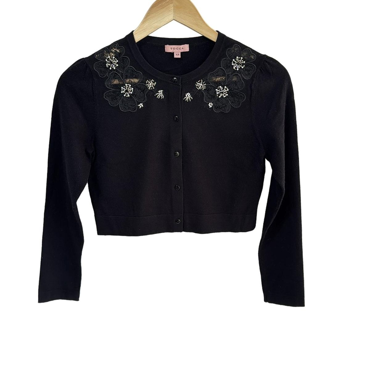 TOCCA(トッカ) カーディガン サイズXS レディース美品 - 黒 長袖