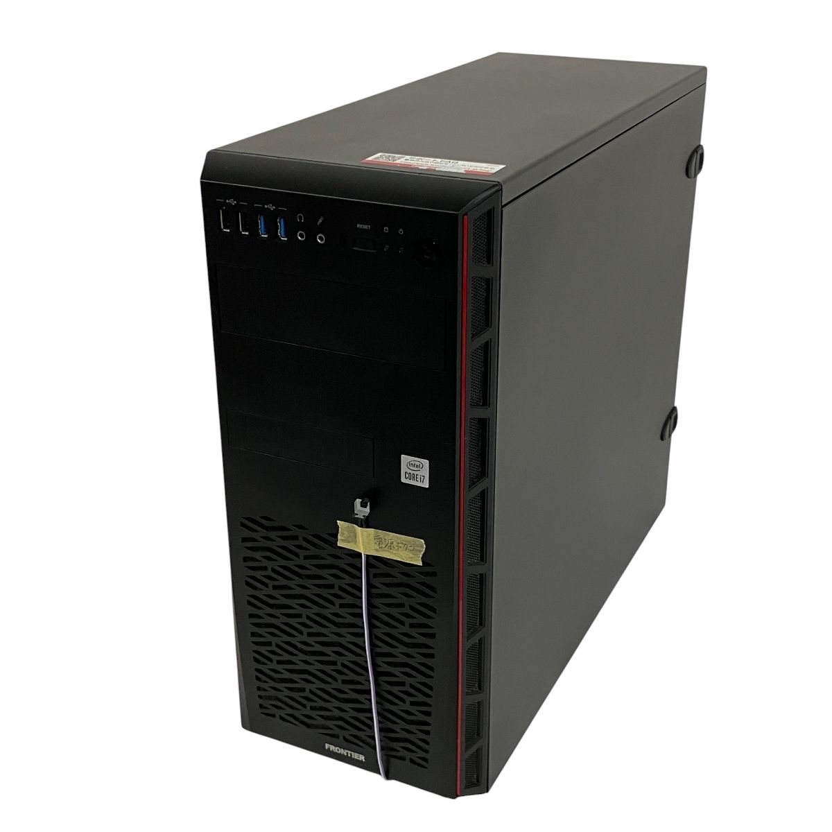 FRONTIER デスクトップPC/i7第10世代　中古動作品 FRONTIER デスクトップPC i7 10700F Radeon 6700XT メモリ16GB SSD1TB