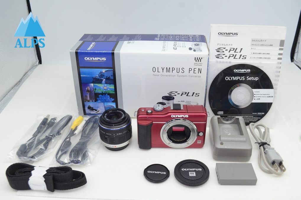 美品 OLYMPUS PEN Lite E-PL1s ボディ + M.ZUIKO DIGITAL 14-42mm II
