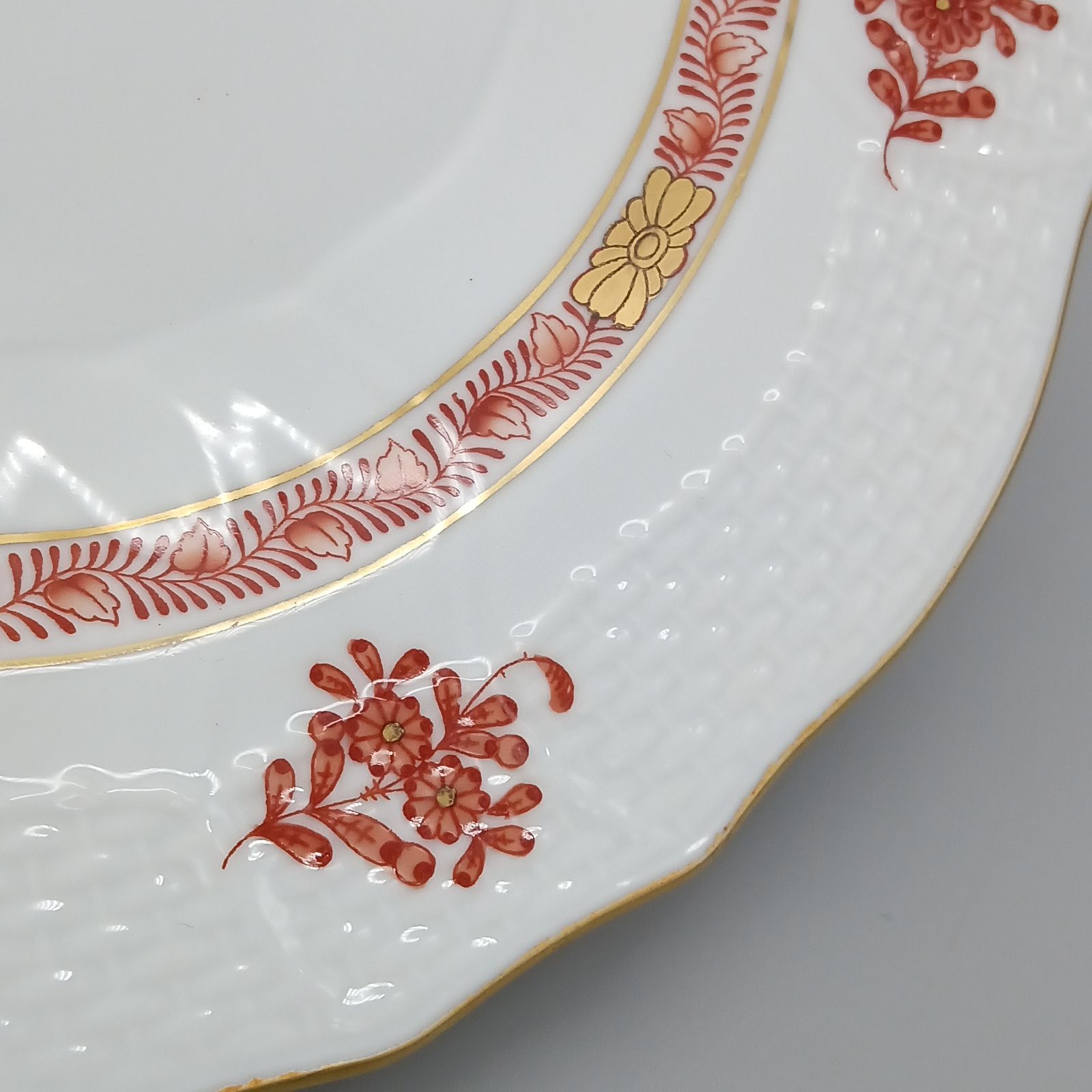 ヘレンド アポニー オレンジ プレート 中皿 20cm ペア HEREND - メルカリ