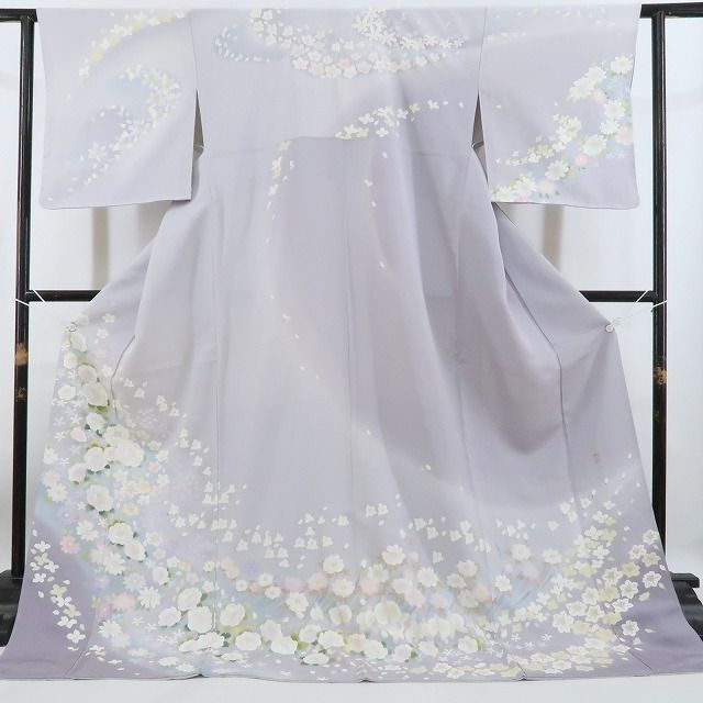 asmeen 新品 手描き友禅 落款 仕付糸付 作家物 訪問着5420 asmeen様専用 新品 手描き友禅 落款 仕付糸付 作家物 訪問着5420