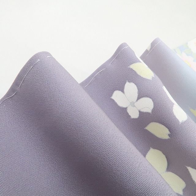 ❁tomihisa❁新品 手描き友禅 宮崎玄祥 落款 着物“染め花に心映して