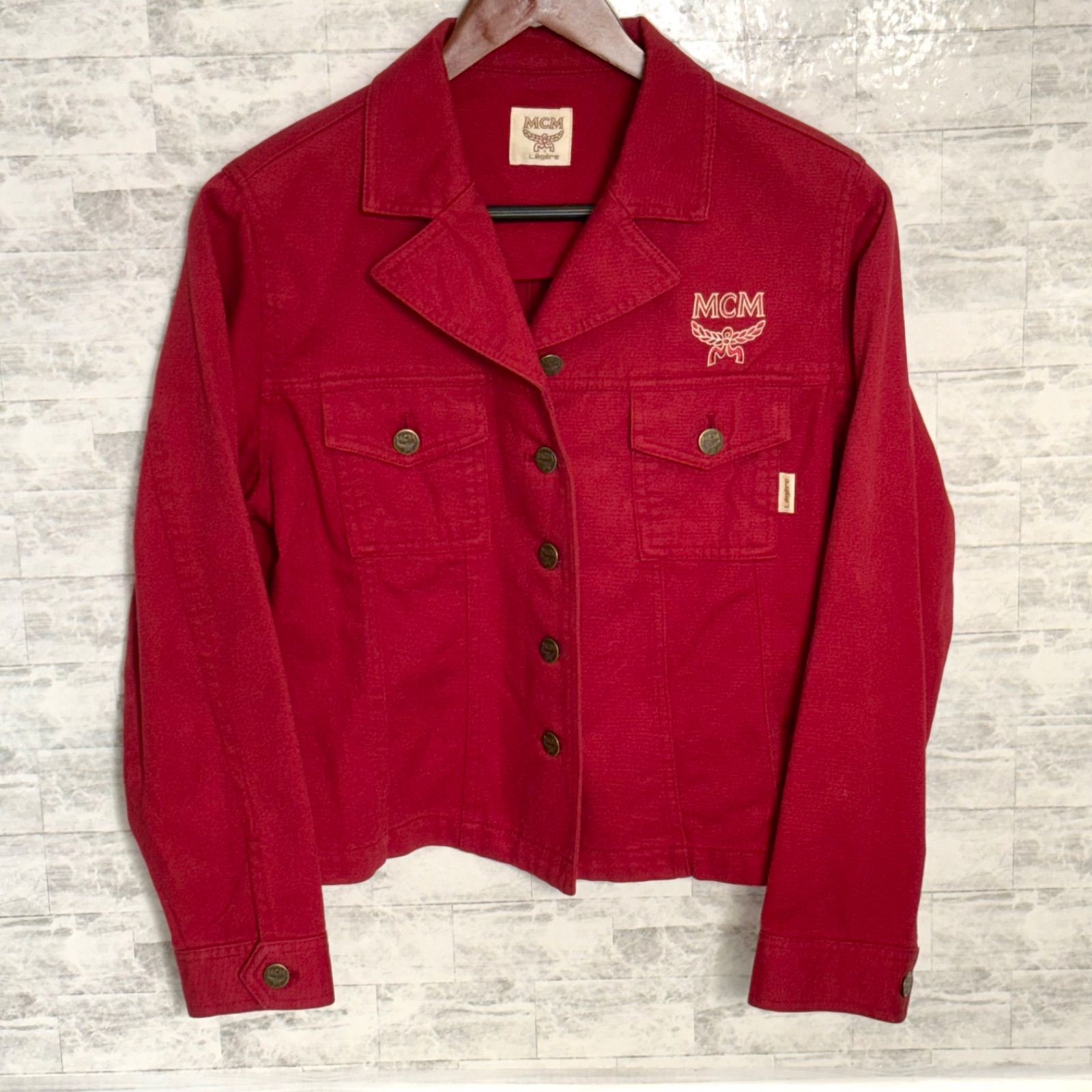 MCM Legere 90s デニムジャケット ビンテージ Gジャン Mサイズ 貴重 