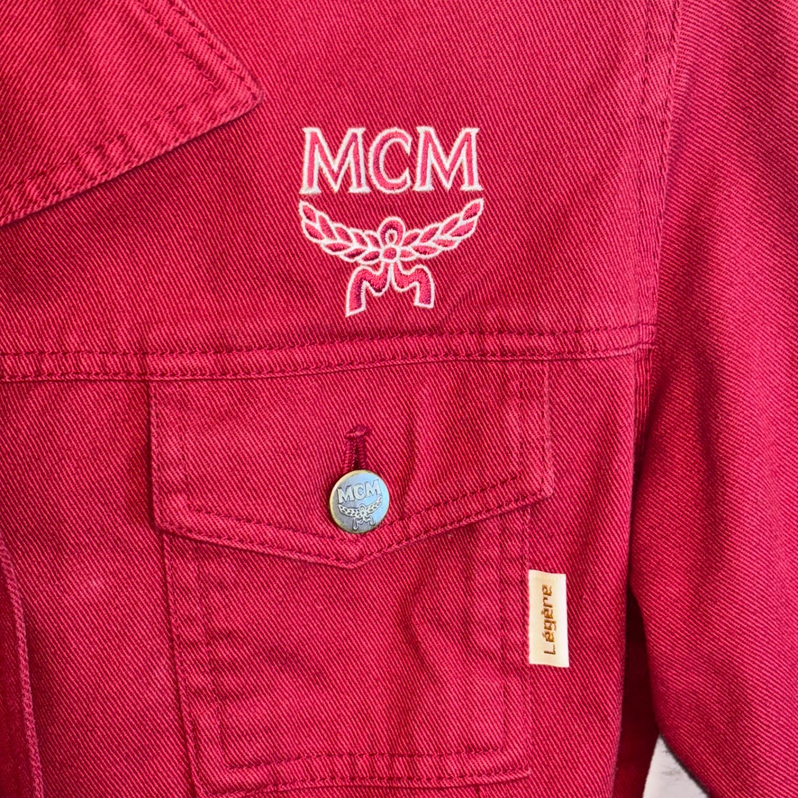 MCM Legere 90s デニムジャケット ビンテージ Gジャン Mサイズ 貴重 