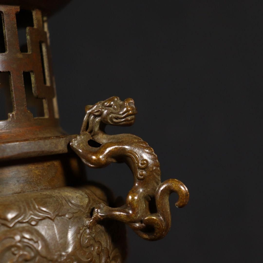 銅器 太上老君錬丹炉 三足鼎 供養塔薫炉 香道具 装飾品 工芸品 置物 銅器 太上老君錬丹炉 三足鼎 供養塔薫炉 香道具 装飾品 工芸品 置物