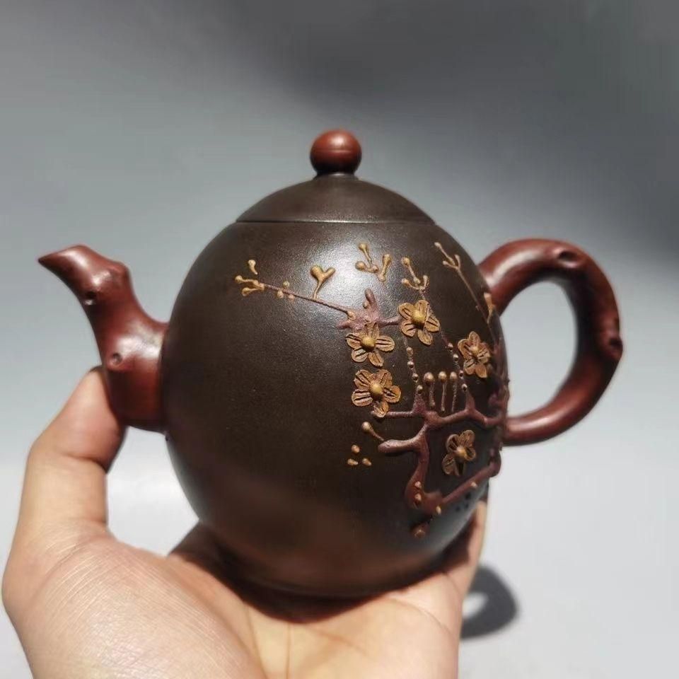 梅の花紫砂壺 中国古美術 紫泥急須・茶壺・茶道具 - メルカリ