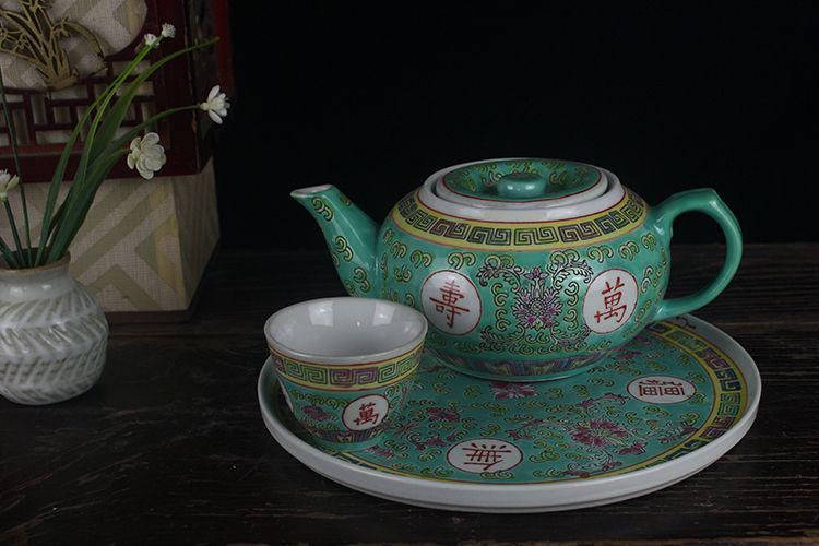 中国 景徳鎮「萬壽無疆」蓋付き スープ鉢　シュガーポット　大鉢 茶釜 中国 景徳鎮 「萬壽無疆」蓋付き スープ鉢 シュガーポット 大鉢 茶釜