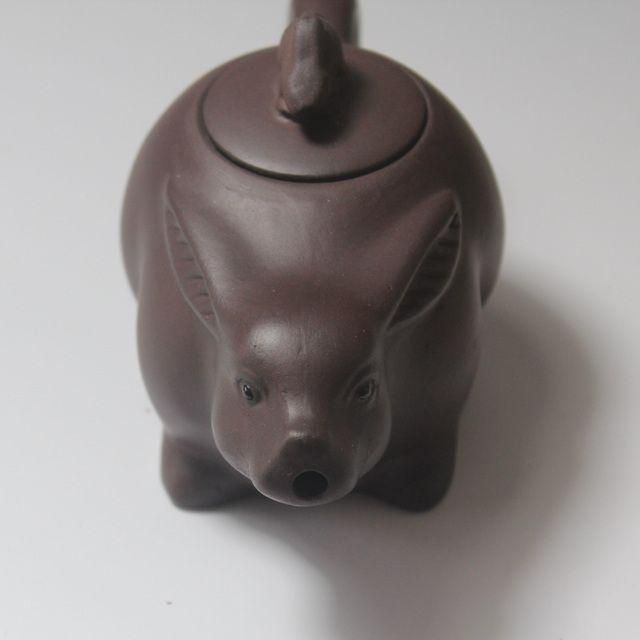 ウサギのツボです 中国古美術 紫砂壺 紫砂壺・紫泥急須・茶壺・茶道具