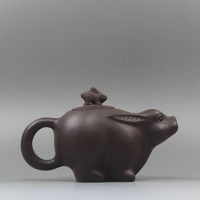 ウサギのツボです 中国古美術 紫砂壺 紫砂壺・紫泥急須・茶壺・茶道具