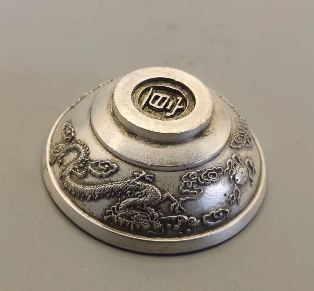 銅器 銅碗 茶碗 龍鳳皿 茶道具 装飾品 工芸品 置物 銅器 銅碗 茶碗