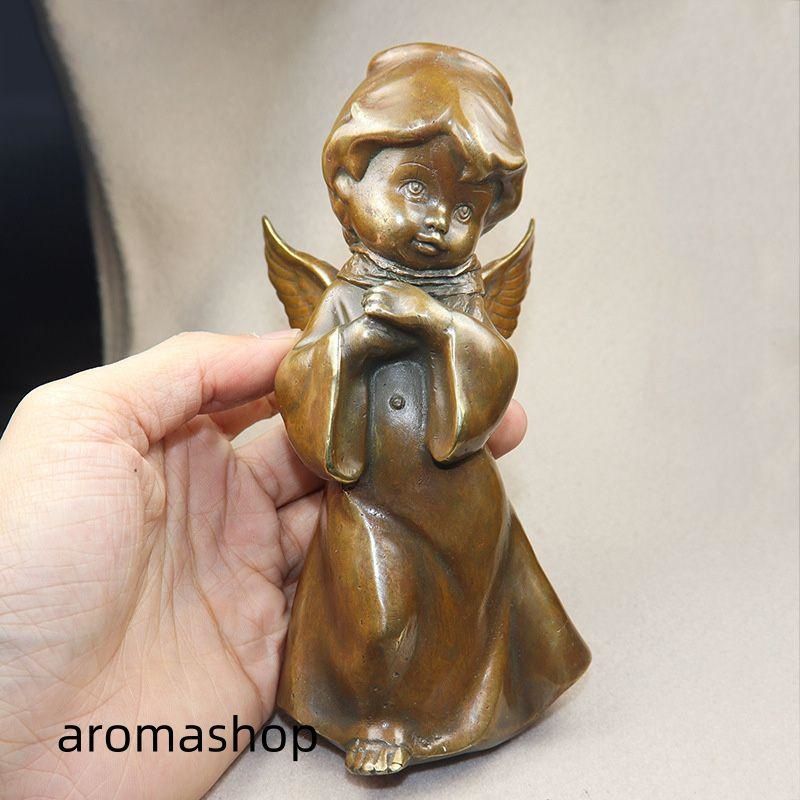 銅製 銅像 小天使 キューピットリビング 玄関 装飾品 工芸品 置物