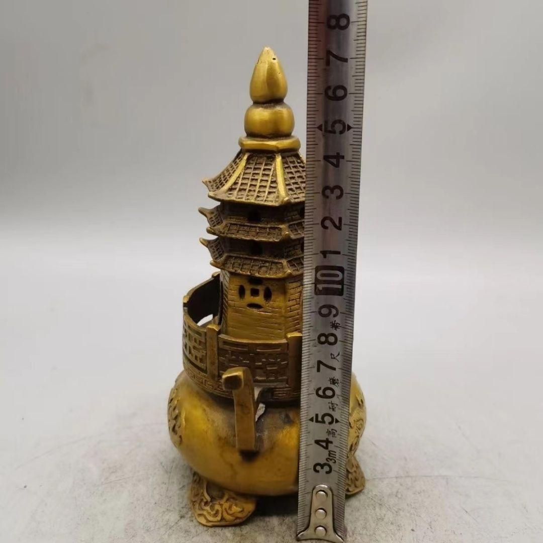錬丹炉天壇檀薫炉 銅製 香道具 装飾品 工芸品 美術品 置物 - メルカリ