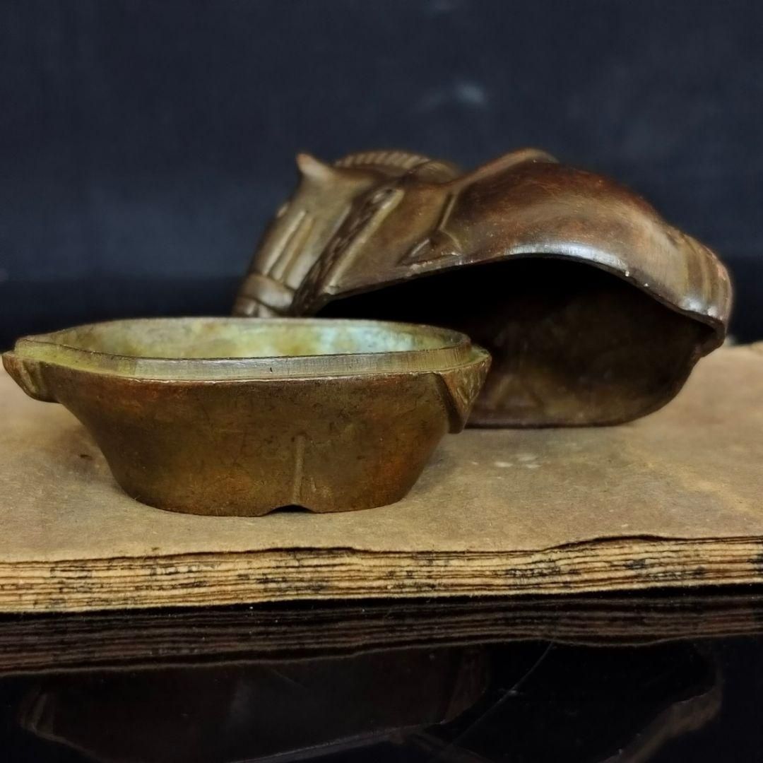 墨箱 書道具 文房具 筆置き 筆入 工芸品 美術品 置物 - メルカリ