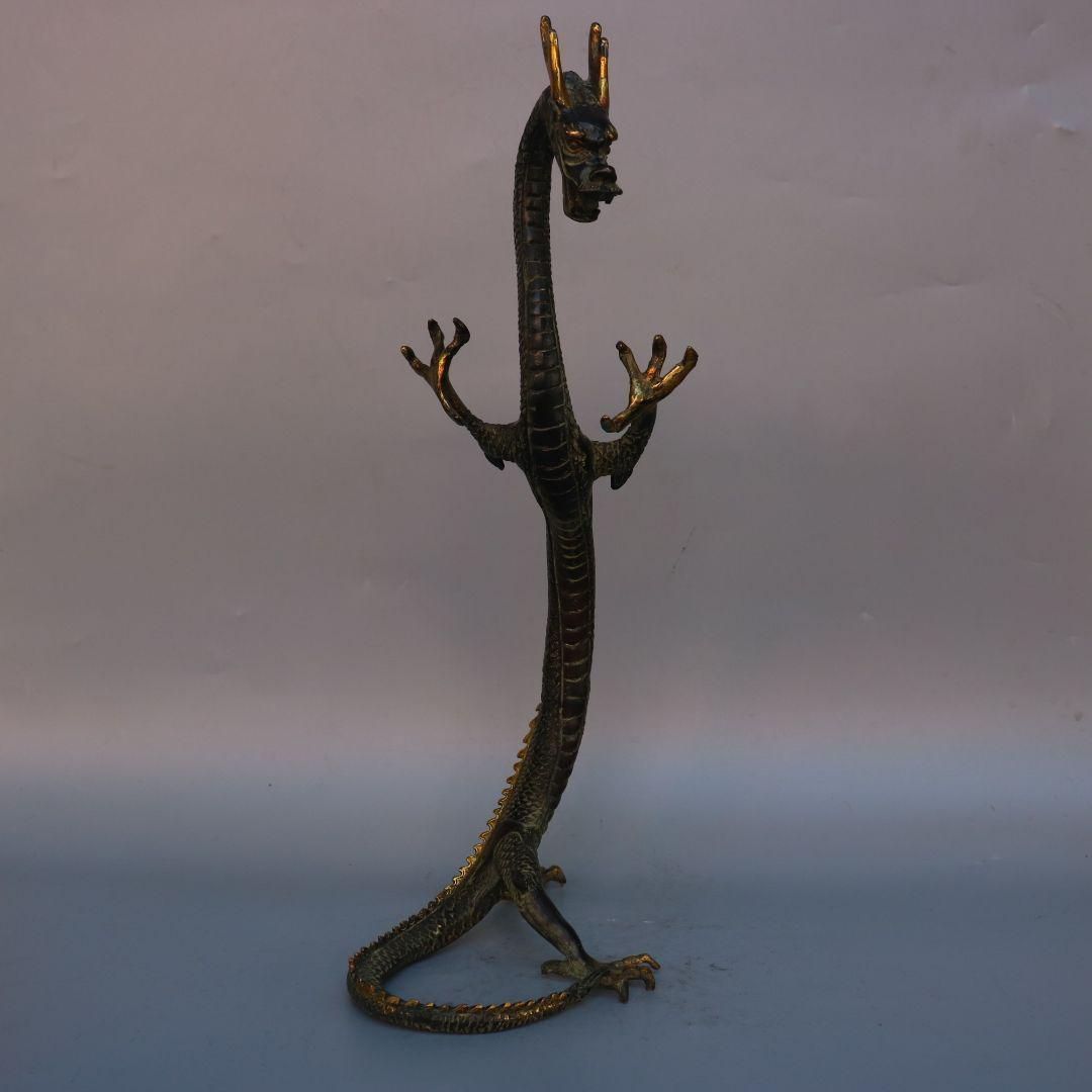 竜 銅 細工 装飾品 工芸品 美術品 置物 【公式通販】