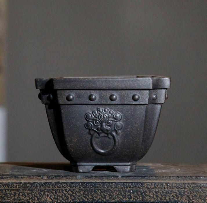 美術品・アンティーク・コレクション 中國宜興 超人気 盆栽鉢 多肉植物