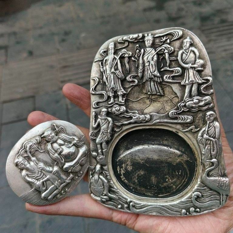 八仙過海 すずり 墨宝 書道具 文房具 現代工芸品 美術品 置物 - メルカリ