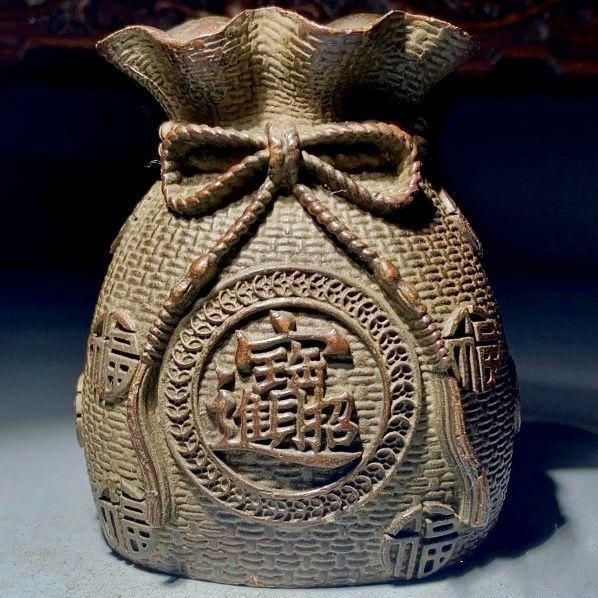 お金が袋 鎮宅辟邪 開運風水 招財 置物 工芸品 装飾 - メルカリ