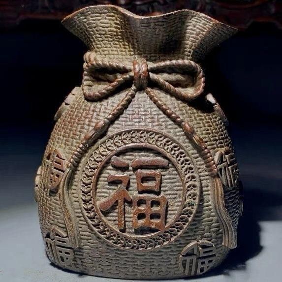 お金が袋 鎮宅辟邪 開運風水 招財 置物 工芸品 装飾 - メルカリ