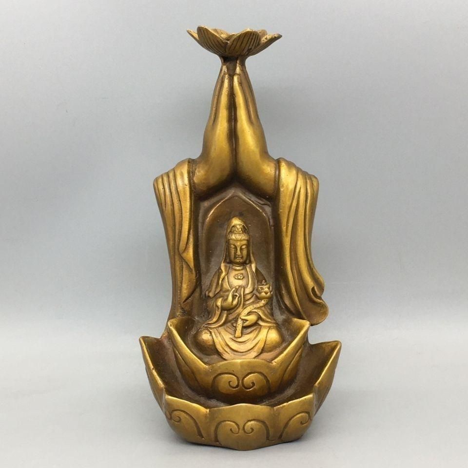 仏手 観音 倒流香炉 茶道 沈香炉 仏堂の 置物 仏手 観音 倒流香炉 茶道 沈香炉 仏堂の 置物