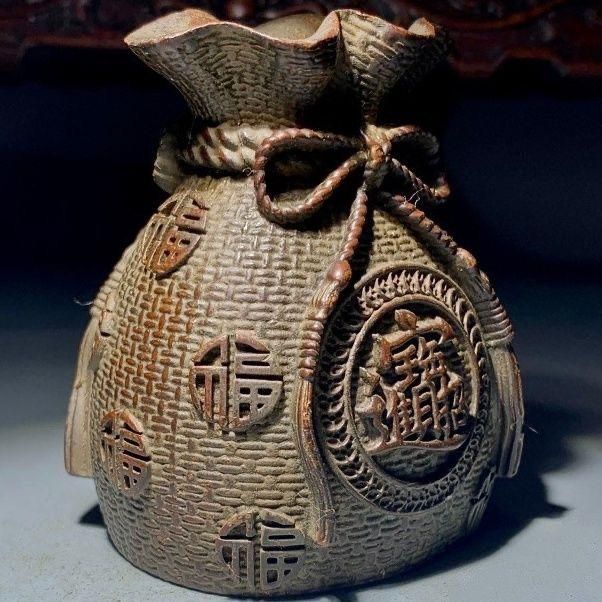 お金が袋 鎮宅辟邪 開運風水 招財 置物 工芸品 装飾 - メルカリ