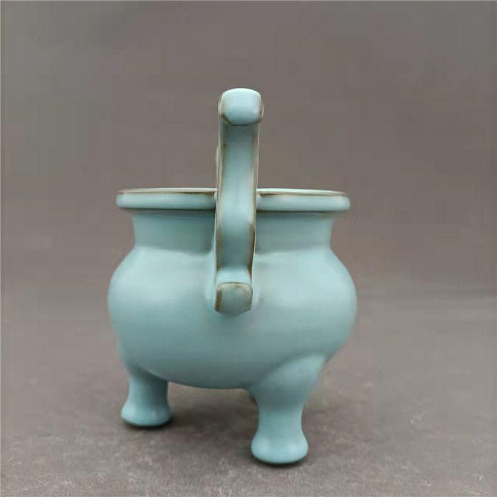 双耳如意尊三足香炉 装飾品 花瓶 収集品 美品 景徳鎮 陶磁器 工芸品 置物 双耳如意尊三足香炉 装飾品 花瓶 収集品 美品 景徳