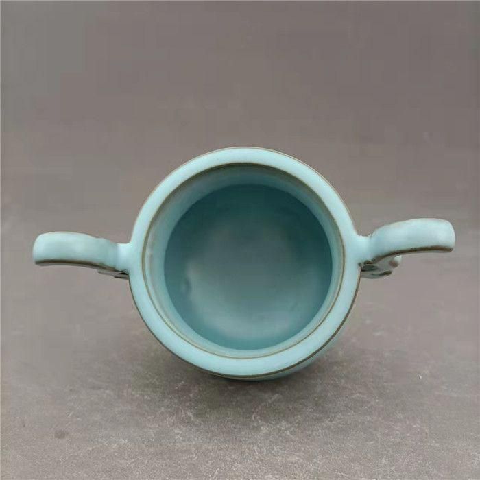 両耳如意尊三本足香炉 香道具 装飾品 現代工芸品 美術品 置物 - メルカリ