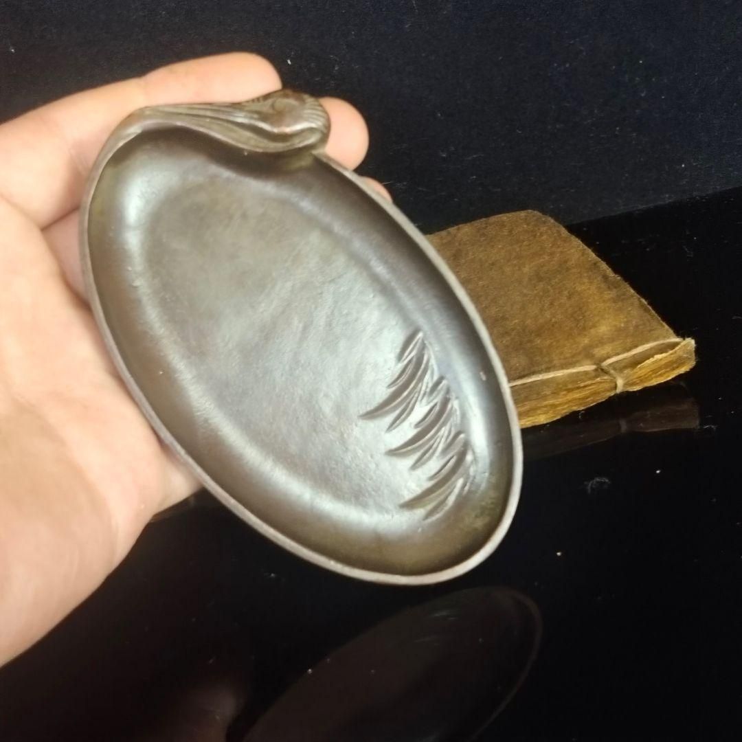 銅細工 ツルの茶皿 茶道具 茶寵 装飾品 工芸品 美術品 置物 - メルカリ