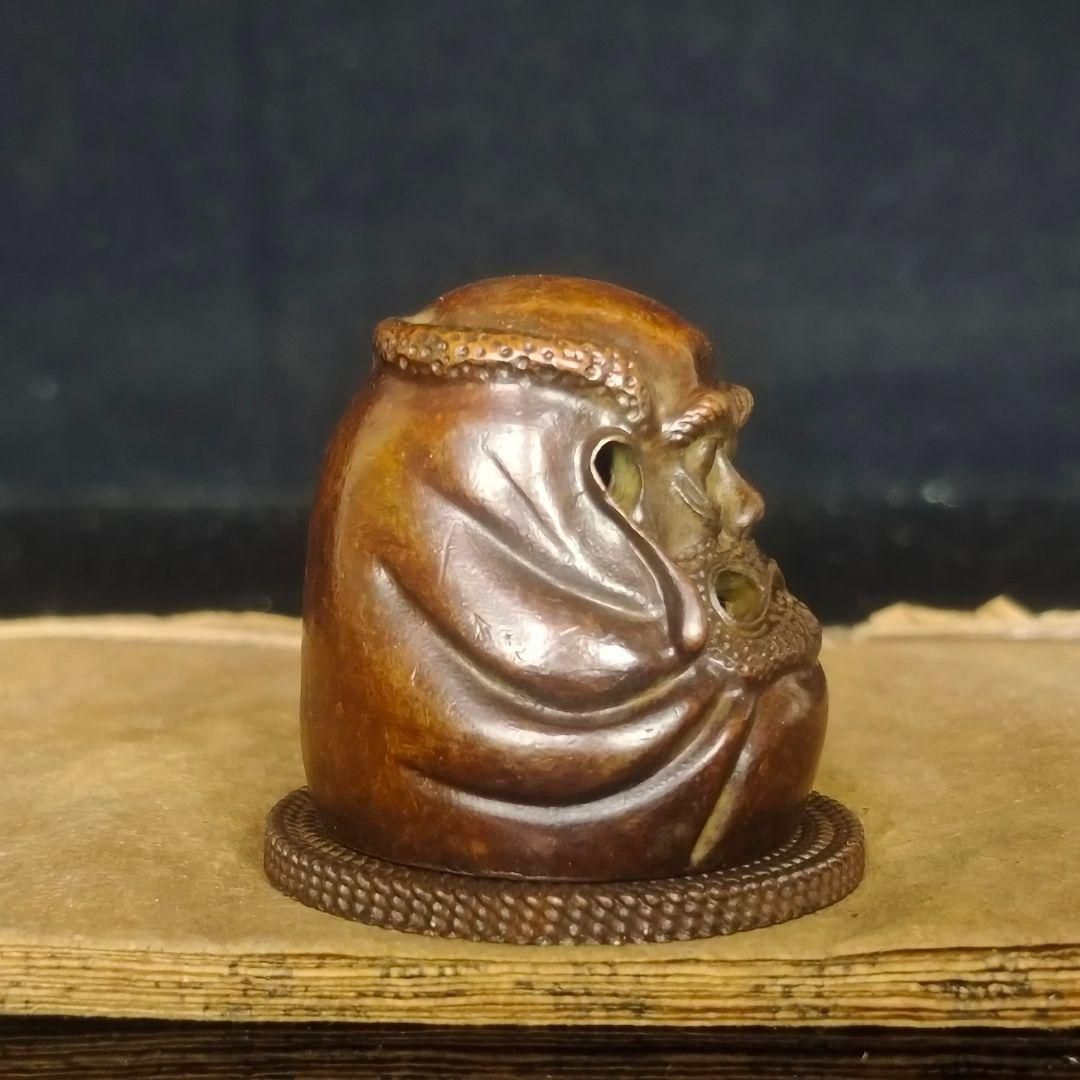 銅細工 達磨祖師仏像香炉 装飾品 工芸品 美術品 置物 - メルカリ