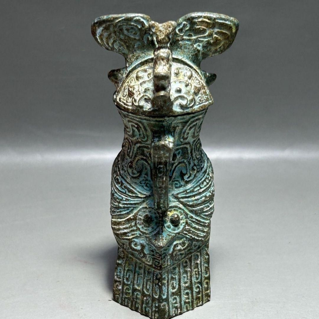 銅製 青銅器酒器の置物 現代工芸品 美術品 装飾品 - メルカリ