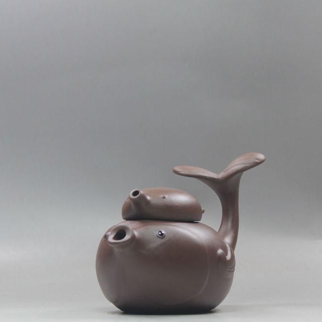 双魚紫砂壺 中国古美術 紫泥急須・茶壺・茶道具 - メルカリ