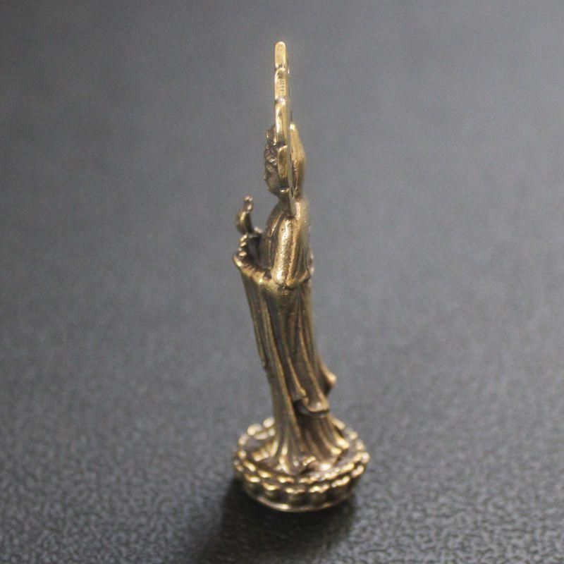 銅 細工 銅盤 観音盤 装飾品 工芸品 美術品 置物 銅細工 聖観音菩薩像 装飾品 工芸品 美術品 置物 - メルカリ