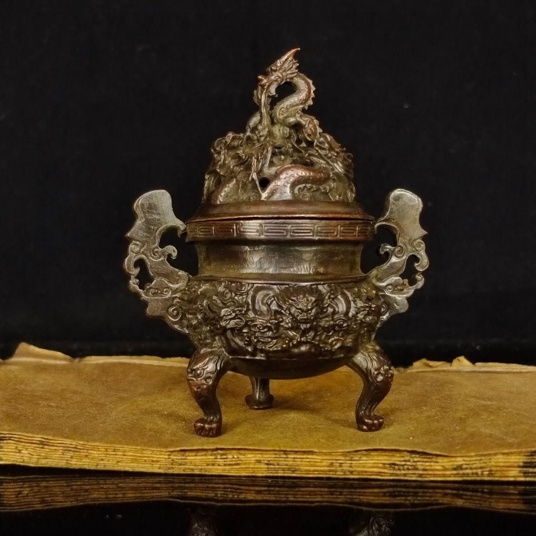 香炉  九龍     工芸品  美術品 置物 towakouribu_kokoro-128-54