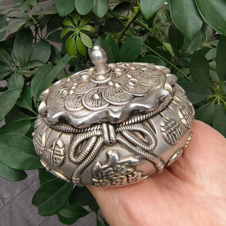 銅 細工 金銀満倉銭袋貯蔵タンク 工芸品 美術品 置物 銅 細工 金銀満倉銭袋貯蔵タンク 工芸品 美術品 置物 - メルカリ