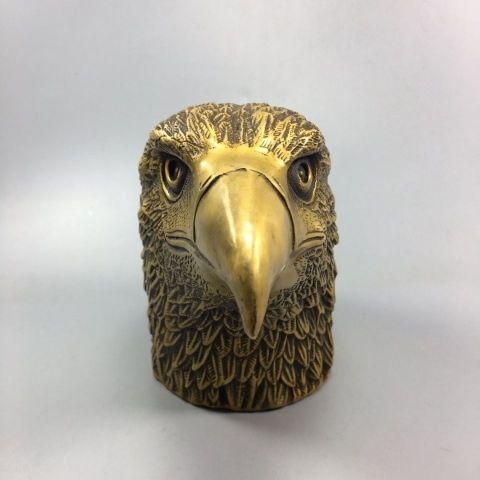 銅器 鷹の頭 文房具 茶道具 装飾品 工芸品 美術品 置物 銅器 鷹の頭 文房具 茶道具 装飾品 工芸品 美術品 置物 - メルカリ