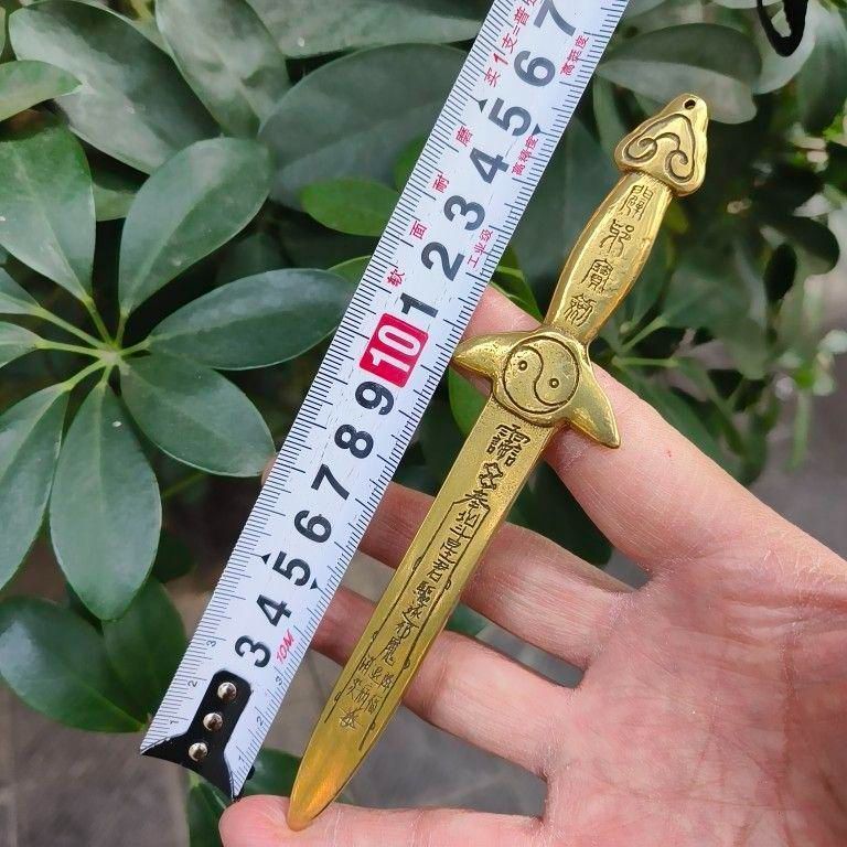 銅器 陰陽剣 鎮宅辟邪 開運風水 招財 装飾 掛物 - メルカリ