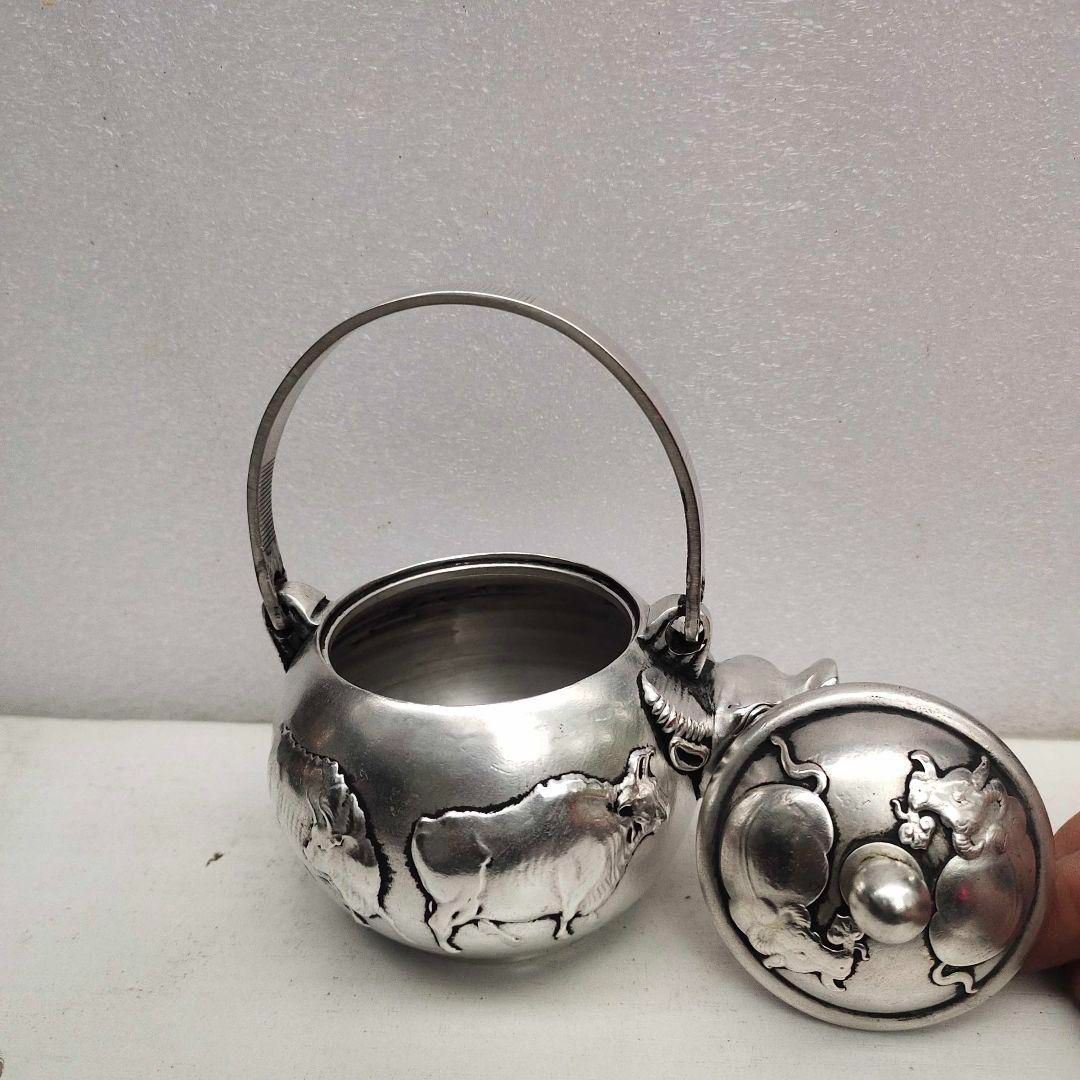 牛レリーフ 急須 徳利 茶道具 現代工芸品 美術品 置物 - メルカリ