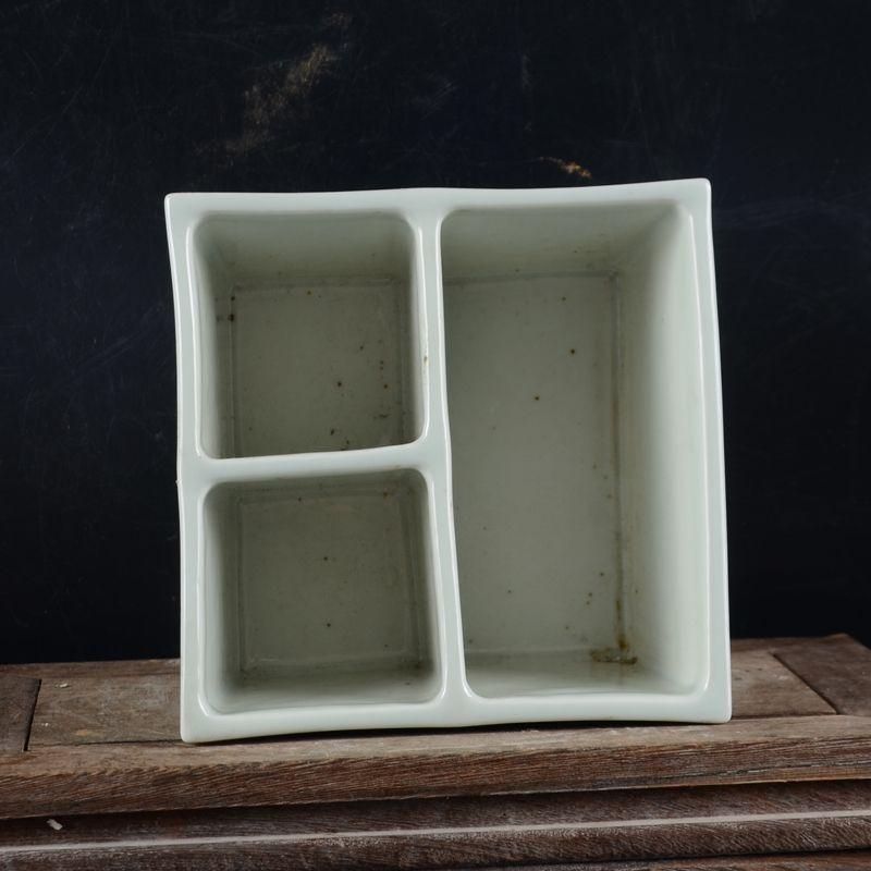 清乾隆帝手画鯖石榴花四方升斗 文房案頭 書道具 文房具 現代工芸品美術