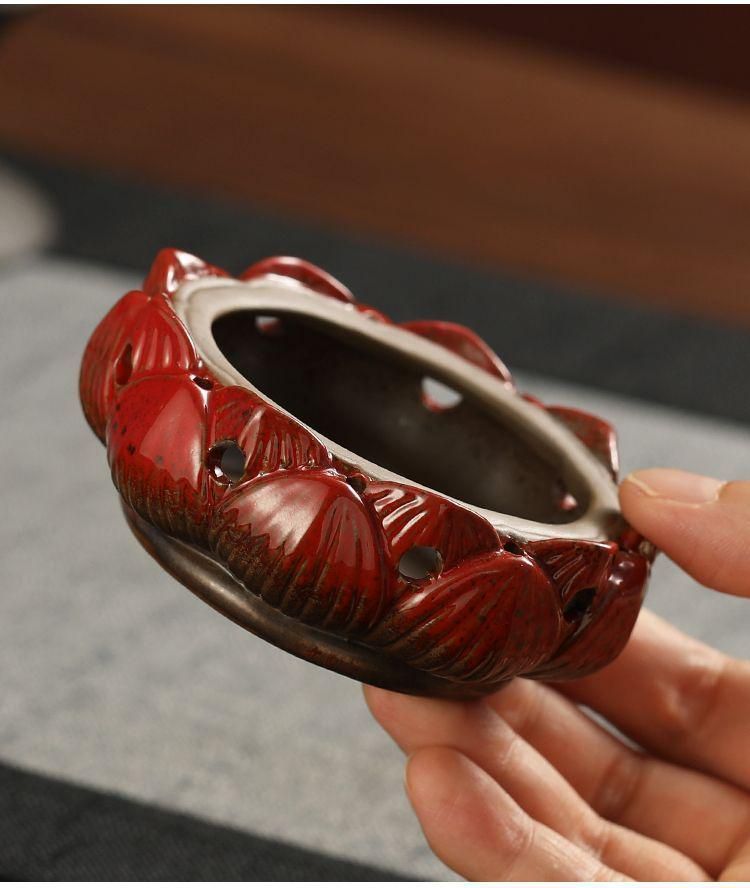 禅意香炉 茶道具 香道具 工芸品 美術品 置物 美術品・アンティーク・コレクション 陶磁器 禅意如来盤香炉 室内香炉
