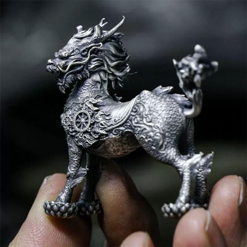 麒麟 銅器 銅製品 鎮宅辟邪 開運風水 招財 置物 工芸品 装飾品 - メルカリ