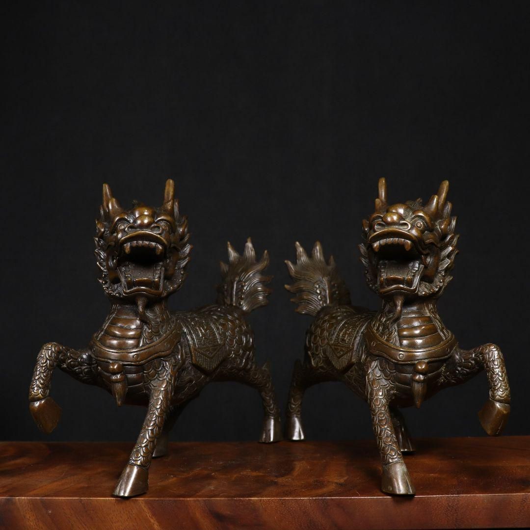 銅器 四象聚宝盆 鎮宅 辟邪 開運 風水 招財 置物 工芸品 装飾品 麒麟 銅器 銅製品 鎮宅辟邪 開運風水 招財 置物 工芸品 装飾品 - メルカリ