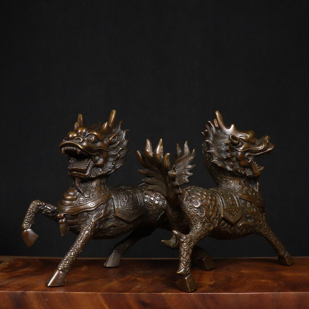 銅器 麒麟 鎮宅 辟邪 開運 風水 招財 置物 装飾品 工芸品 麒麟 銅器 銅製品 鎮宅辟邪 開運風水 招財 置物 工芸品 装飾品 - メルカリ