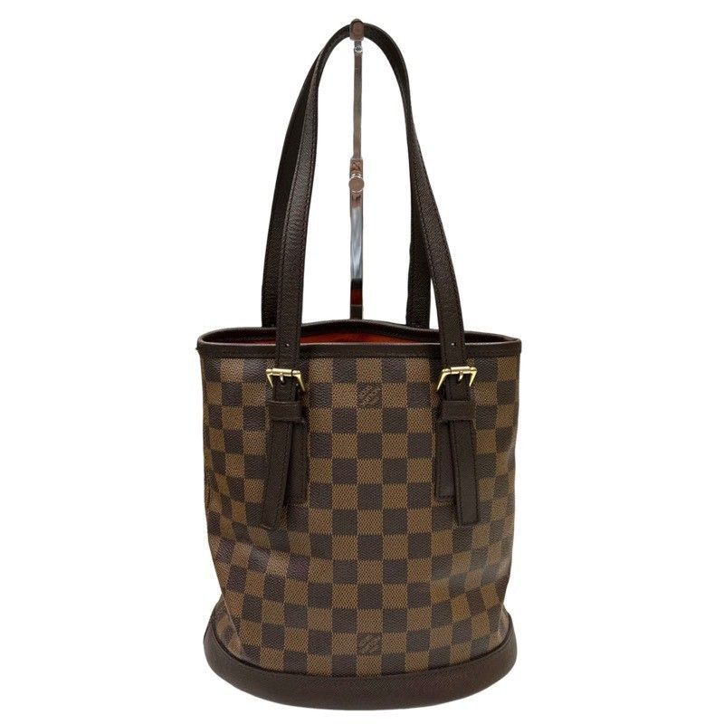 ルイ・ヴィトンのダミエ・エベヌ マレ トートバッグ LOUIS VUITTON ルイヴィトン マレ N42240 ブラウン ダミエ エベヌ