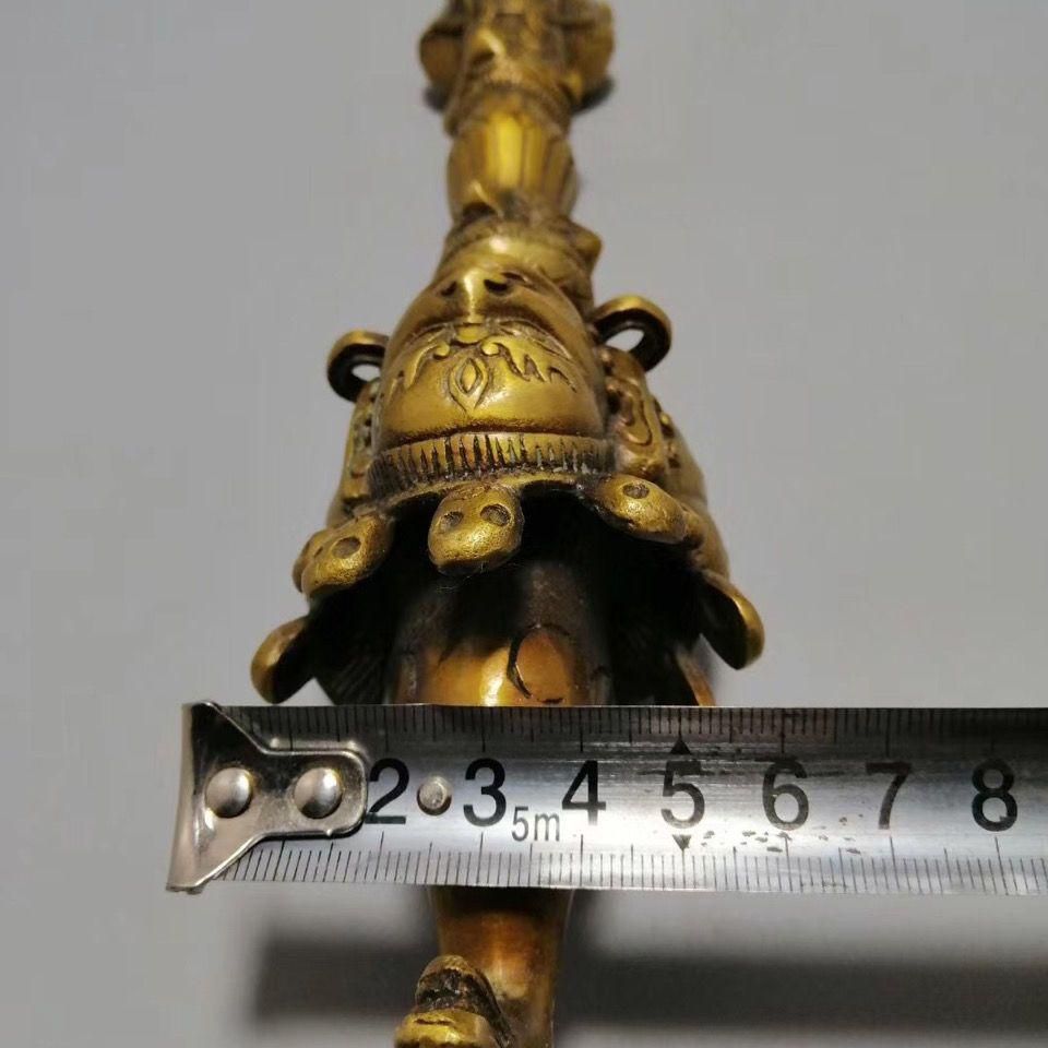 仏教美術 法器 馬頭明王三面普巴杵 降魔杵 辟邪 開運 風水招財 置物