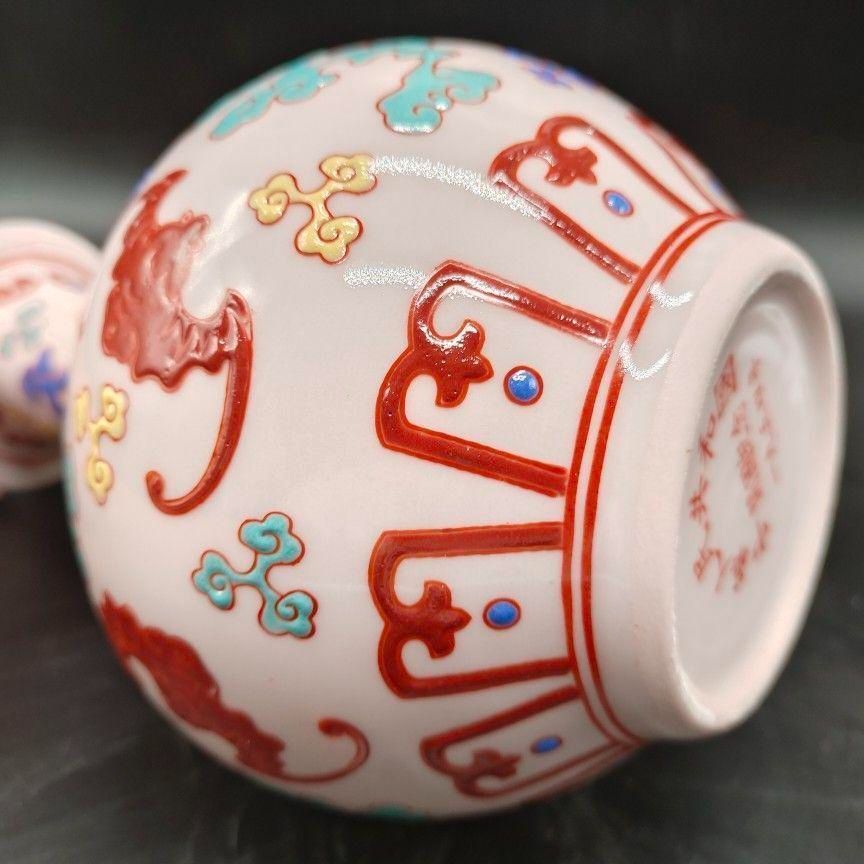 福寿瓶 応接間 玄関 本棚 博古架 景徳鎮 工芸品 置物 福寿瓶 応接間 玄関 本棚 博古架 景徳鎮 工芸品 置物