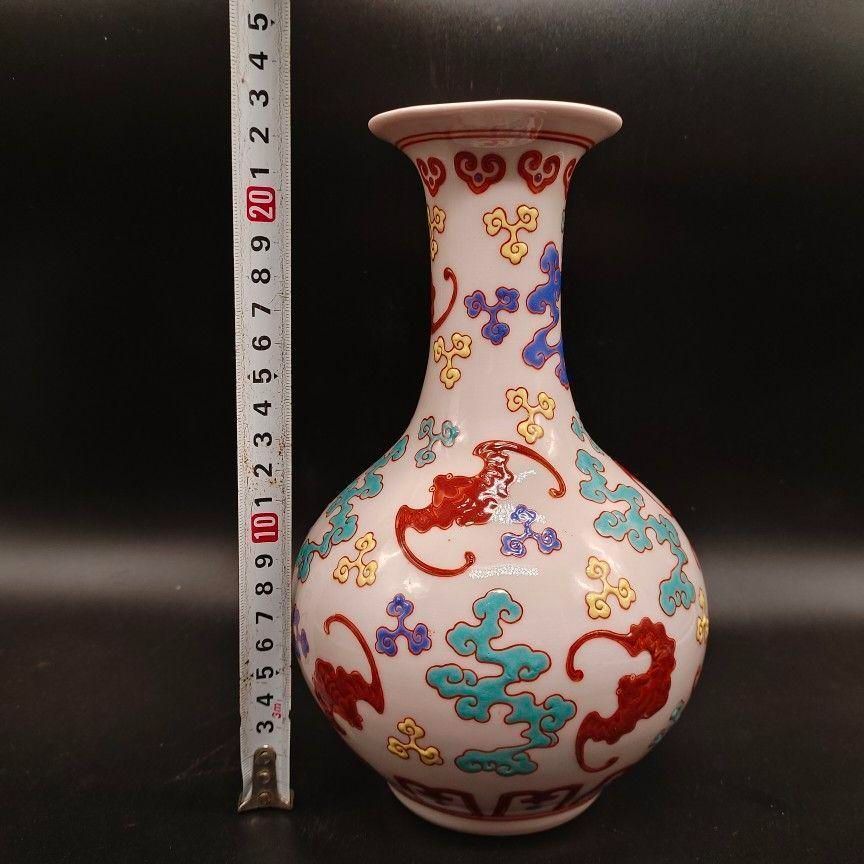 福寿瓶 応接間 玄関 本棚 博古架 景徳鎮 工芸品 置物