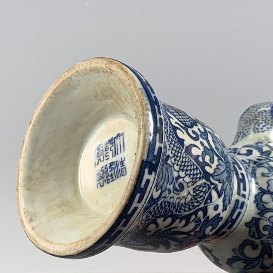 ディスカウント 龍形 陶磁器 中国古美術 龍形ハンドル壺 クラック釉