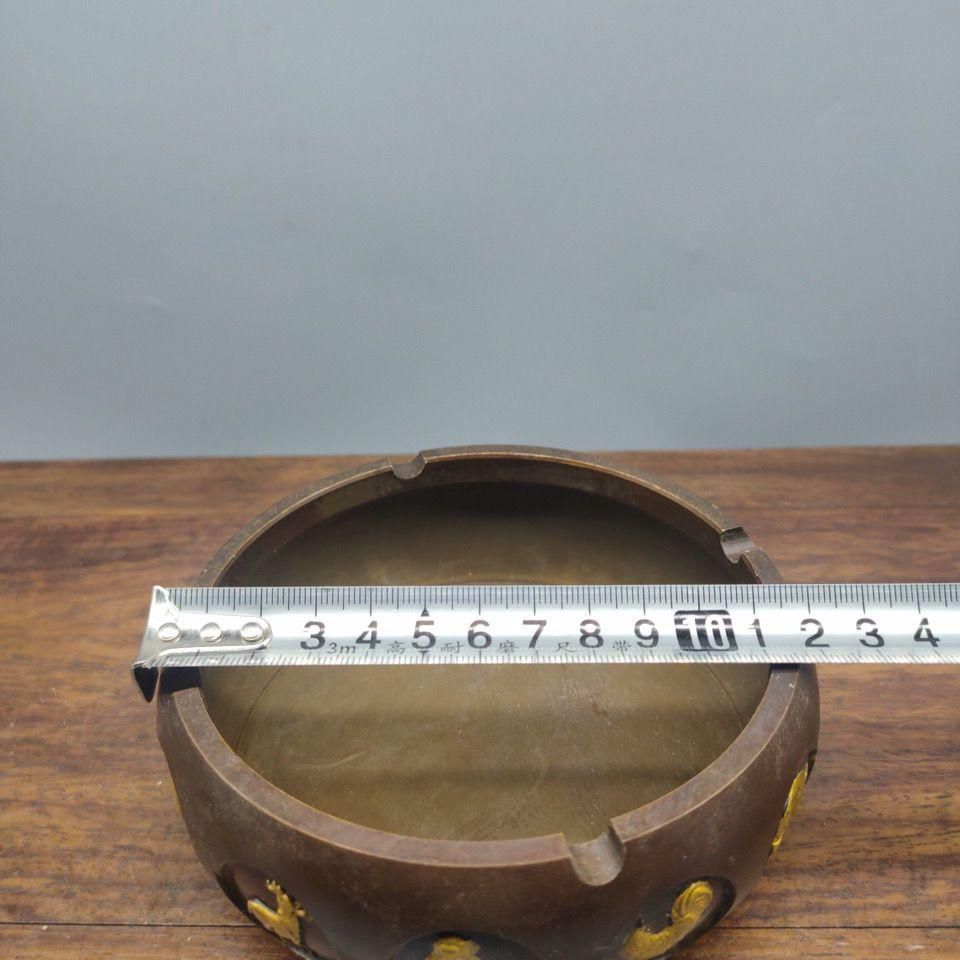 銅器 十二支 灰皿 家 事務室 装飾品 工芸品 置物 - メルカリ