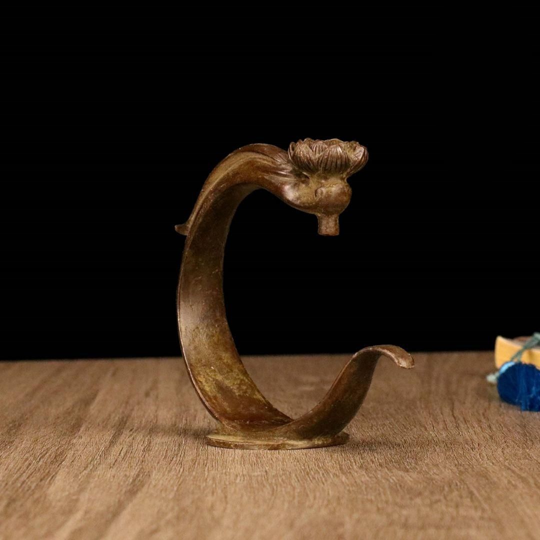 銅 細工 遊魚倒流香炉 禅意香薫炉 香挿 茶道具 香道具 装飾品 工芸品