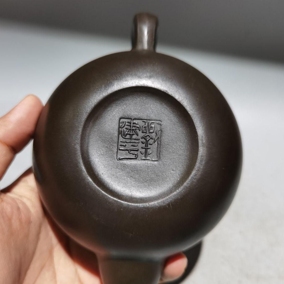 中国 宜興 八卦紫砂壷 急須