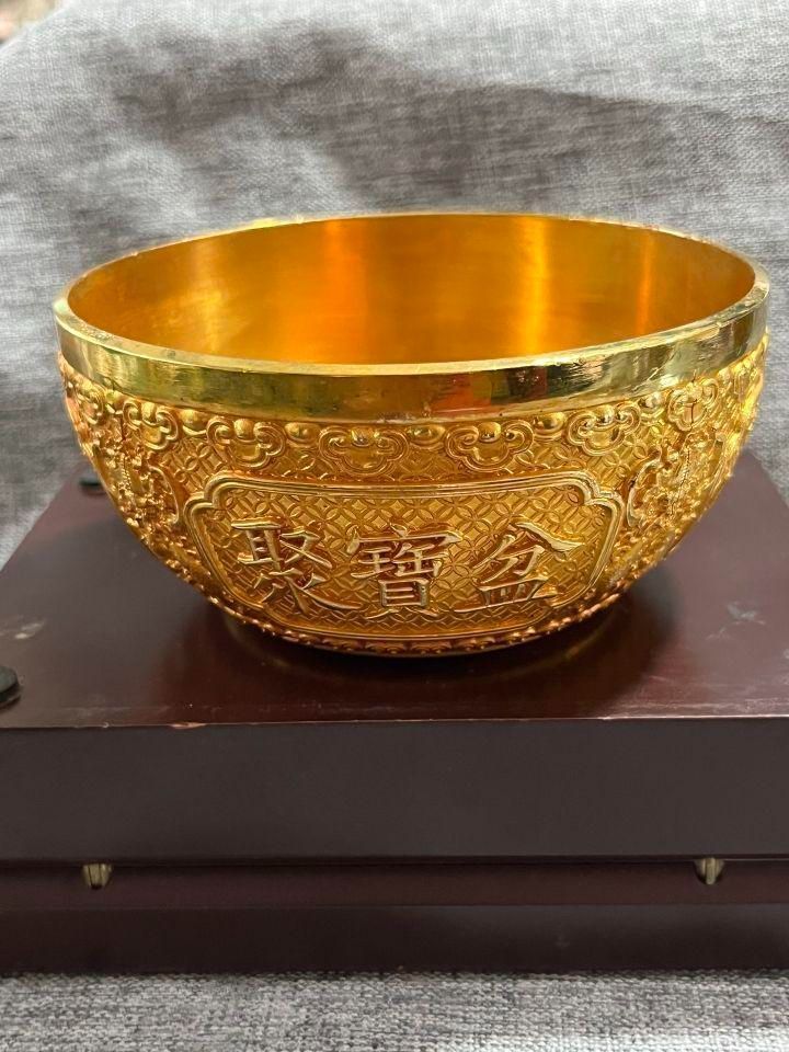 清乾隆聚宝盆 麒麟聚宝盆 開運風水 招財 置物 現代工芸品 装飾品